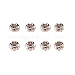 50 шт. бусины из нержавеющей стали марки 304&nbsp;STAS-CJ0001-195