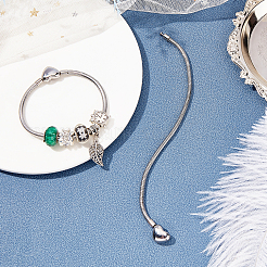 Изготовление браслетов из цепей европейского стиля из нержавеющей стали 304 MAK-UN0001-16P