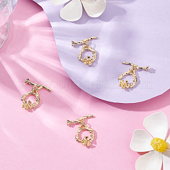 4шт латунные застежки&nbsp;KK-LP0001-43