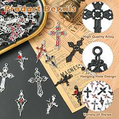 48шт 12 стиля подвески из сплава в тибетском стиле&nbsp;FIND-CJ0005-16
