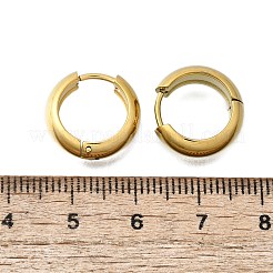 Серьги-кольца из нержавеющей стали 304 EJEW-V005-02G-01