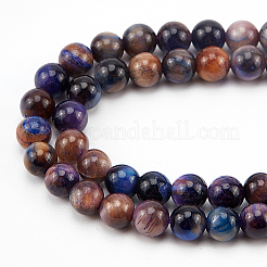 2 нити натуральных галактических бусин тигровый глаз нити&nbsp;G-OC0002-76