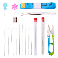 Набор пластиковых игл и игл для бисероплетения&nbsp;TOOL-TAC0010-03