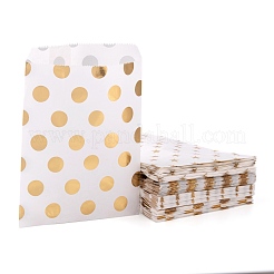 100шт 4 узора экологически чистые пакеты из крафт-бумаги CARB-LS0001-02C