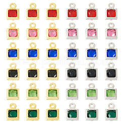 72 шт. 12 стиля подвески из латуни с покрытием на стойке&nbsp;KK-TA0001-78