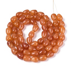 Выпечки нарисованные потрескивание стеклянные бусины пряди&nbsp;DGLA-N019-03A-05