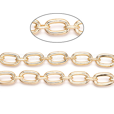 Алюминиевые цепи с овальными звеньями CHA-N003-08KCG-1