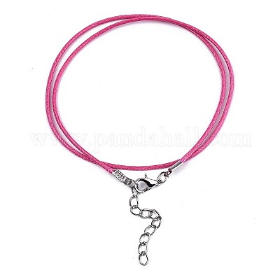 Воском хлопка ожерелье шнура материалы&nbsp;LS-MAK-S034-010-1