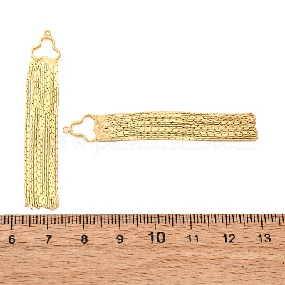 Латунь кисточкой большие кулоны KK-F898-22C-G-1