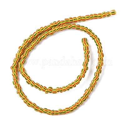 Бусы лэмпворк ручной работы&nbsp;BLOW-K001-01A-19-1