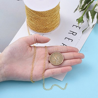 Латунные витой цепочки CHC-Q001-02G-1