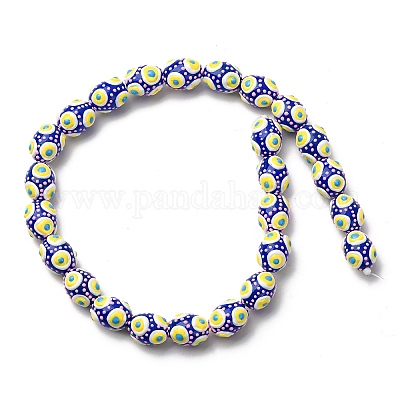 Стеклянные эмалевые бусины&nbsp;GLAA-C038-01G-1