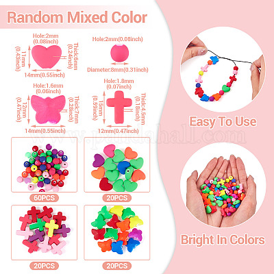 120 шт. 4 стиля окрашенных распылением непрозрачных акриловых бусин ACRP-TA0001-03-1