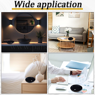 Круглая керамическая тарелка для украшений AJEW-WH20067-015C-1