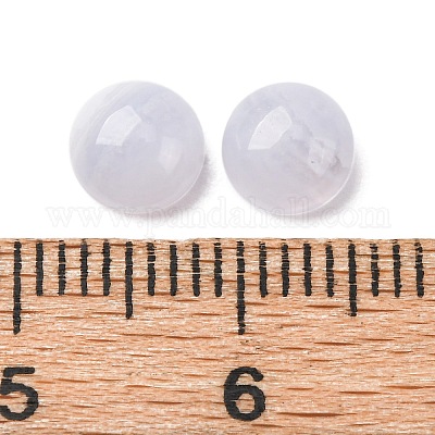 Натуральный голубой агат шнурка кабошоны G-O185-01G-02-1