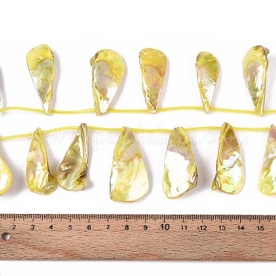 Нити бусин из натуральных пресноводных ракушек SHEL-T020-55D-1