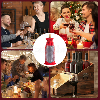 Бархатные мешочки для упаковки бутылок вина ABAG-WH20013-11D-1