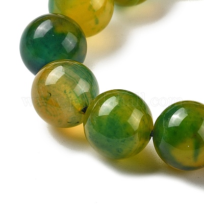 Природные многоцветные агат бисер пряди G-A261-B16-14mm-1