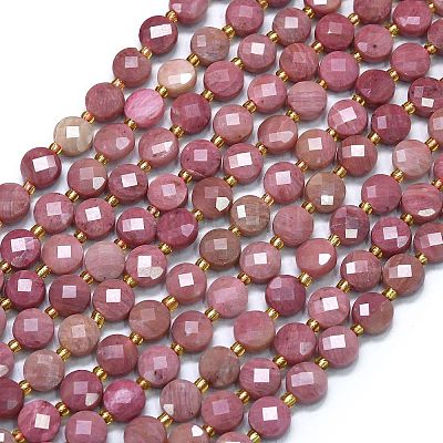 Природные родонит бисер нитей G-K389-B34-01-1