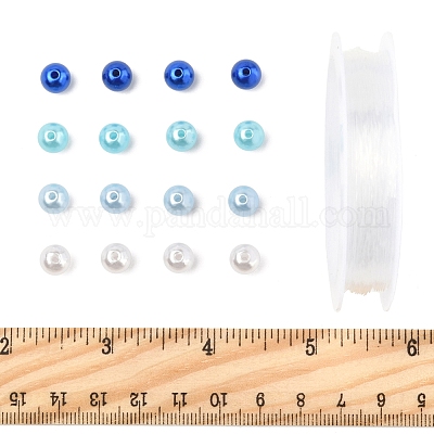 100 шт. 4-цветные бусины из АБС-пластика OACR-FS0002-09B-1