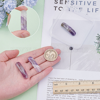 6 шт. подвески-коннекторы из натурального флюорита G-AR0006-27C-1