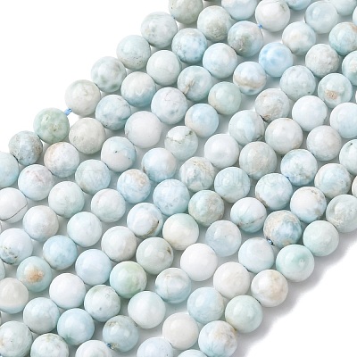 Природные ларимар бисер нитей G-B156-A01-6mm-01-1