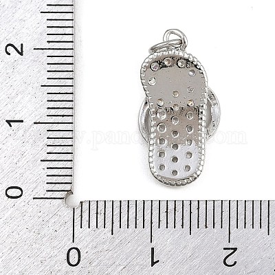 Латунные микро проложить кубического циркония подвески KK-A269-62P-1