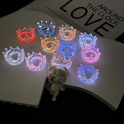 Светящиеся кабошоны из прозрачной смолы CRES-L045-15-1