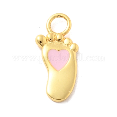 925 подвеска из розовой эмали стерлингового серебра STER-Z012-01G-01-1