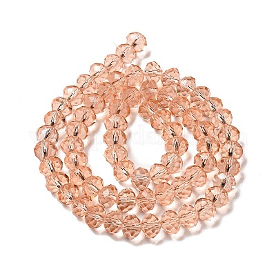 Стеклянные бусины Rondelle из австрийского хрусталя с имитацией ручной работы X-G02YI0N2-1