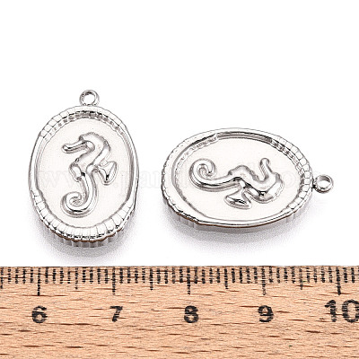 Овал из нержавеющей стали 304 с подвесками в виде морского домика STAS-T069-47P-1