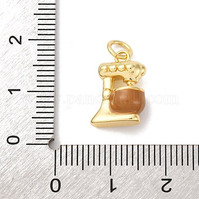 Латунь эмаль подвески KK-Q098-31G-B-1