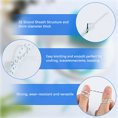 50м 1 внутренних сердечника из полиэстера и спандекса веревки-корды&nbsp;RCP-SP0001-01F-1