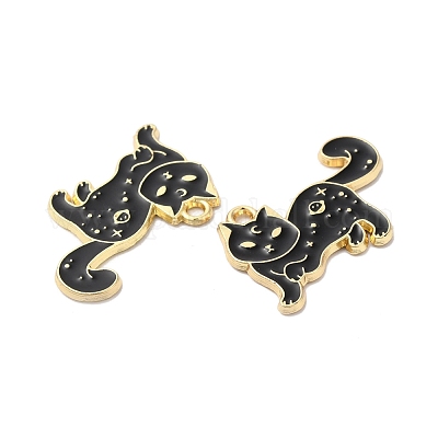 Подвески из эмали и сплава ENAM-D046-18G-1