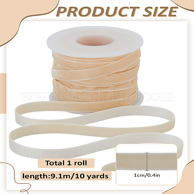 10 ярд односторонней бархатной ленты SRIB-LP0001-02U-1