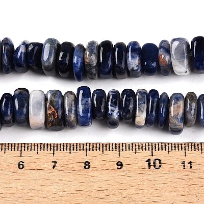 Природный содалит бисер нитей G-T141-08-1