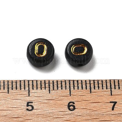 Покрытие непрозрачных акриловых бусин OACR-R005-03O-1