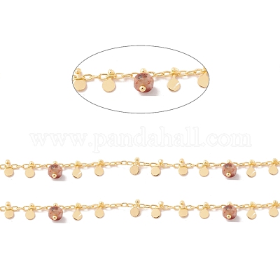 Цепочки из бисера колонны из натурального камня CHC-K012-01G-08-1