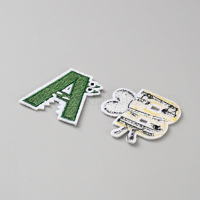 26 шт. Компьютеризированная вышивка ткань утюгом / пришить патчи&nbsp;AJEW-TAC0044-01-1