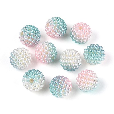 Имитация жемчуга акриловые&nbsp;OACR-T004-15mm-03-1