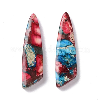 Натуральный регалит / имперская яшма / морские отложения яшмовые подвески G-E572-09B-1