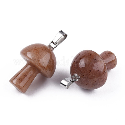 Подвески из натурального фиолетового авантюрина G-N0325-10N-1