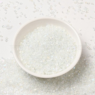 Прозрачная гальваническая поделка из измельченного стекла GLAA-F123-02-1