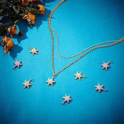 8 шт. подвески из латуни с микропаве KK-BC0011-43-1