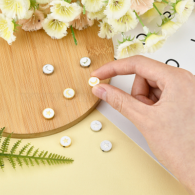 8 шт. 4 бусины из нержавеющей стали 304 STAS-DC0002-76-1