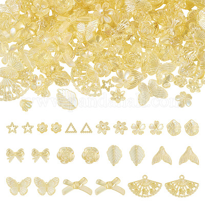 182шт 100г прозрачные акриловые бусины OACR-TA0003-69B-1