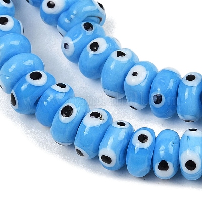 Ручной сглаза бусины бисер нитей&nbsp;LAMP-A007-02B-03-1