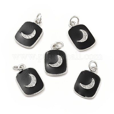 Латунные микро проложить кубического циркония подвески KK-E068-VB439-2-1