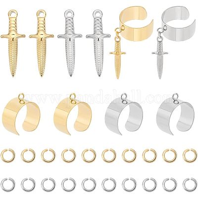 Набор для самостоятельного изготовления кольца-манжеты в виде кинжала DIY-UN0003-66-1