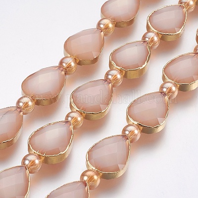 Непрозрачное стекло бисер нитей EGLA-I008-11G-1